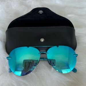 Diff Lenox Mirror Aviator Sunglasses